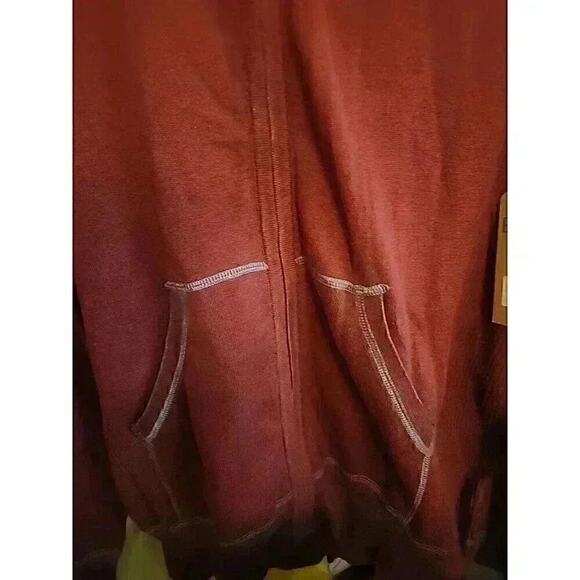 Ecoths Rock Full Zip, Brick Red Sz L NWT Excellent CR5 - Picture 2 of 5